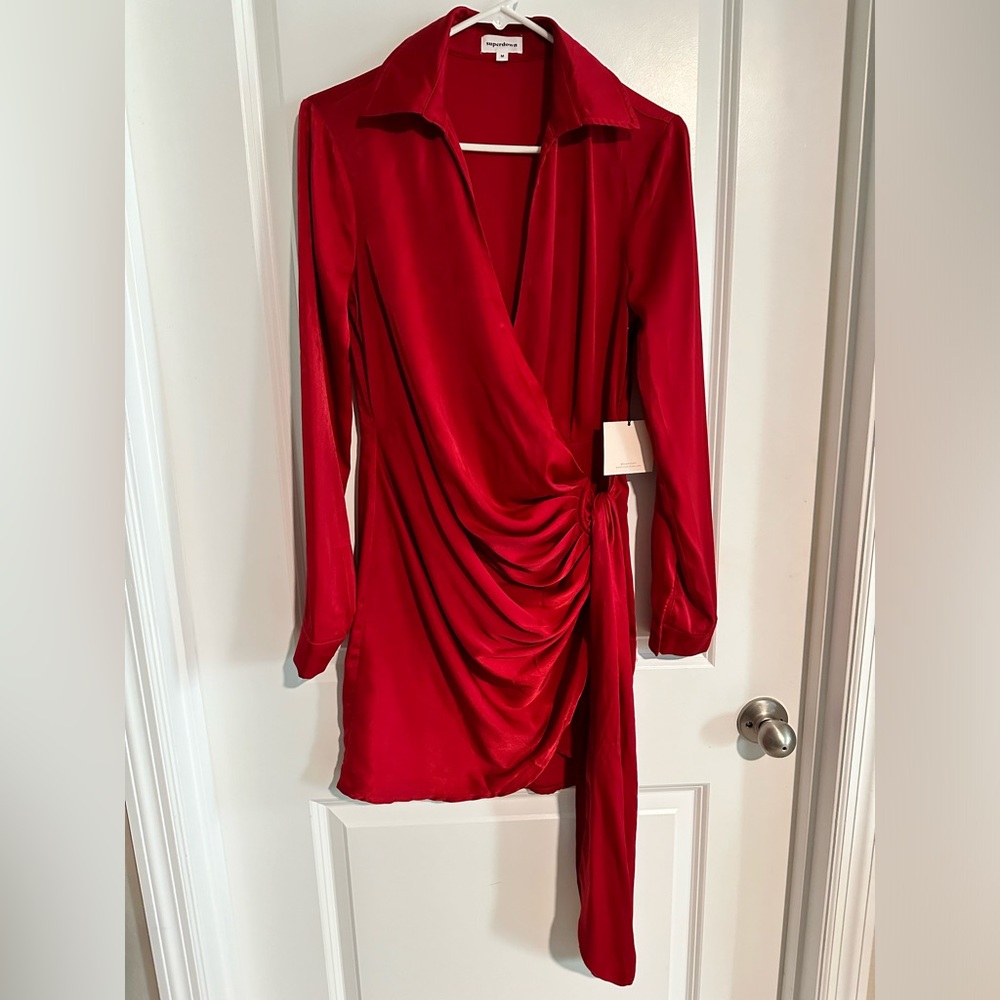 Superdown Red Mini Dress - Picture 9 of 14